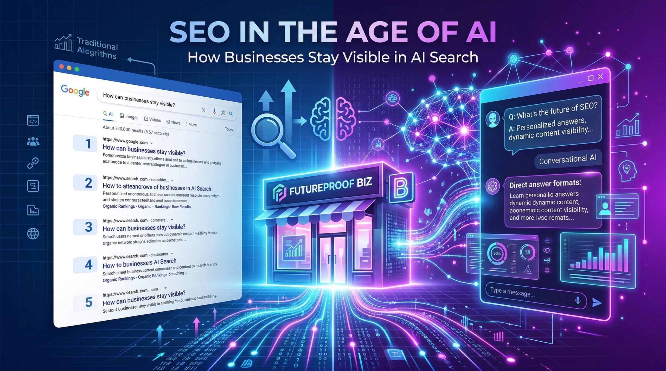 feature of search in the Age of AI- how businesses stay visible in AI search